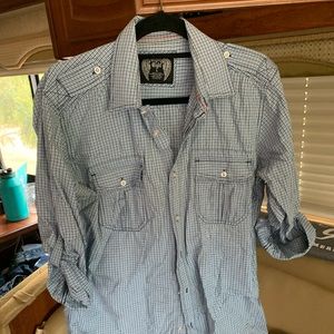Men’s Plaid Shirt L
